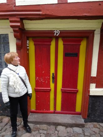 Kusin Karin i Flensburg. Tack vare henne har jag fått vara med och sjunga Schubert, Vivaldi och Mendelssohn.